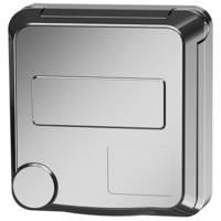MENNEKES  Cepex-Stikkontakt for påmontering SCHUKO®, hvit aluminium 4584