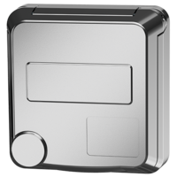 MENNEKES  Cepex-Stikkontakt for påmontering. hvit aluminium 4479