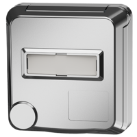 MENNEKES  Cepex-Stikkontakt for påmontering, hvit aluminium 4845ME