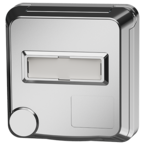 MENNEKES Cepex-Stikkontakt for påmontering SCHUKO® med merkefelt, hvit aluminium 4574ME