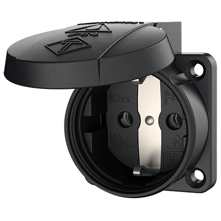 MENNEKES Stikkontakt for påmontering SCHUKO® 11322