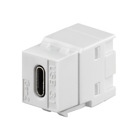 MENNEKES Keystone-modul USB 3.1, TYPE C, ren hvit 41579
