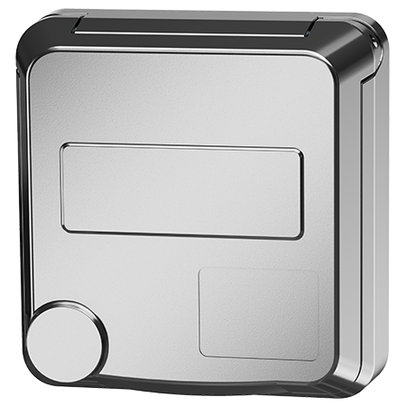 MENNEKES Cepex-Stikkontakt for påmontering. hvit aluminium 4478