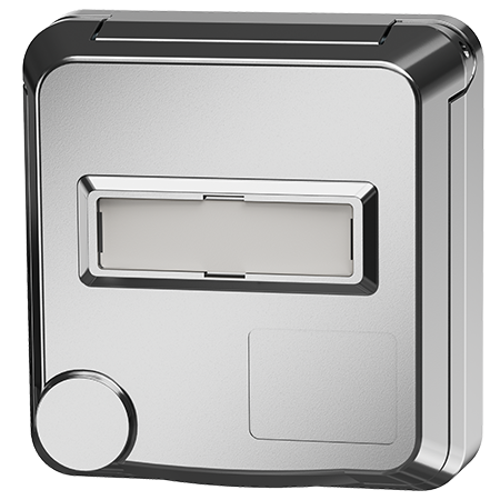 MENNEKES Cepex-Stikkontakt for påmontering, hvit aluminium 4845ME